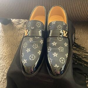 Men's Designer Black Loafers